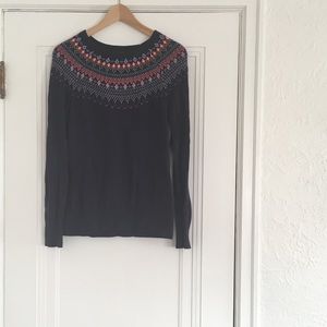 Nordic Style Navy Sweater